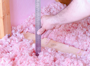 Foamed and batted — insulation